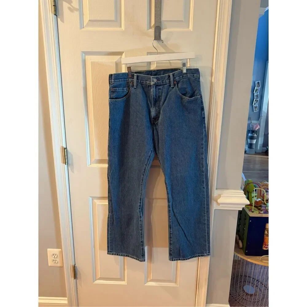 Levi’s 517 Orange & Yellow Stitch Jeans sz 36X30 EUC